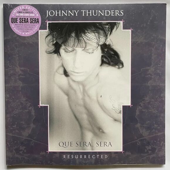 Johnny Thunders – Que Sera Sera: Resurrected – Purple and White Double Vinyl, LP - Picture 1 of 3